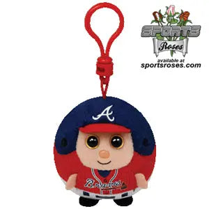 Atlanta Braves Beanie Ballz Clip