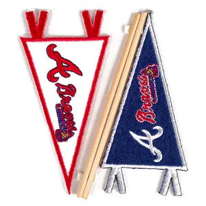 Atlanta Braves MLB Embroidered Mini Pennant Stickers