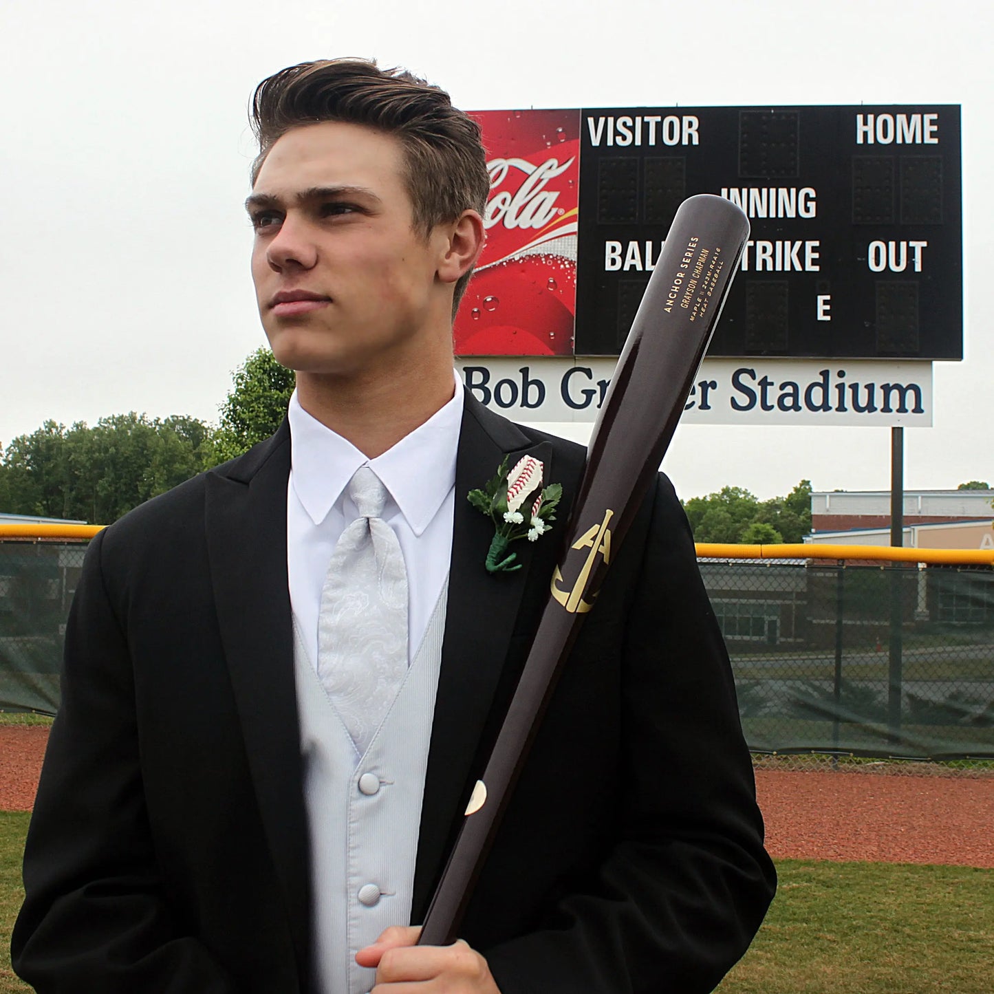 Baseball Rose Boutonniere Sports Roses