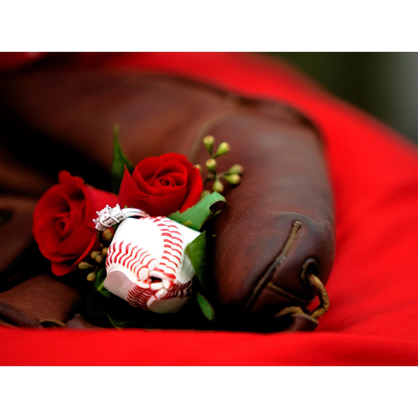 Baseball Rose Boutonniere Sports Roses