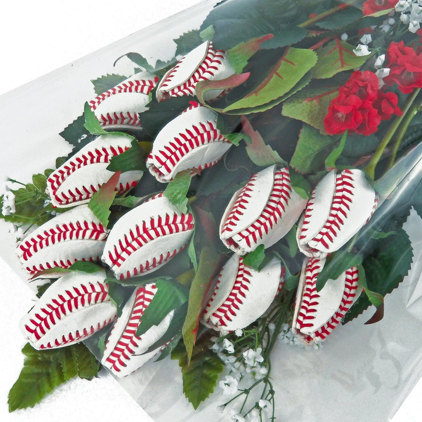 Baseball Rose Grand Slam Bouquet (12 Roses) Sports Roses
