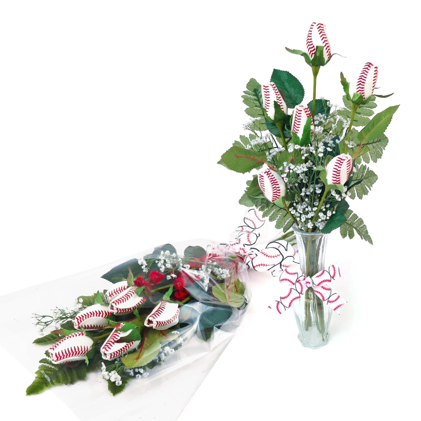Baseball Rose Home Run Bouquet (6 Roses) Sports Roses