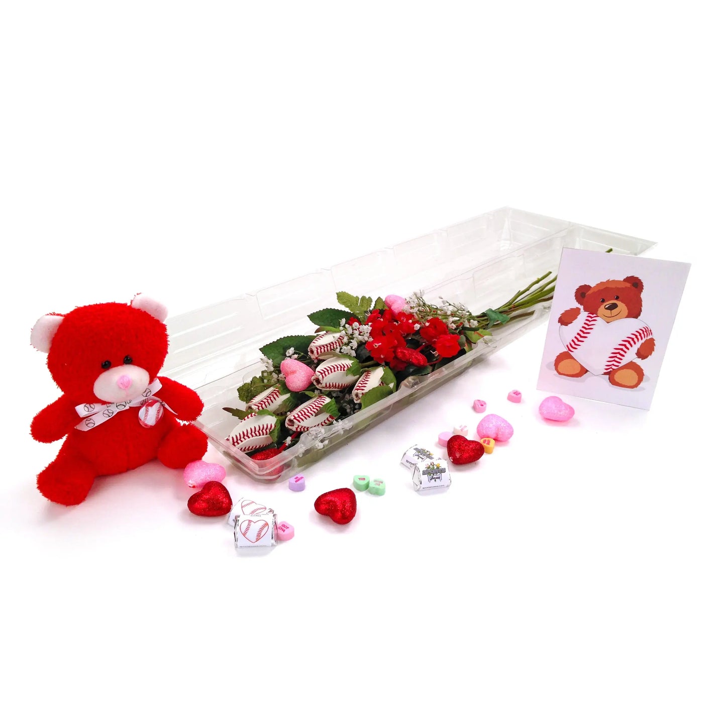 Baseball Rose Valentine's Day "Home Run" Bouquet (6 Roses) Sports Roses