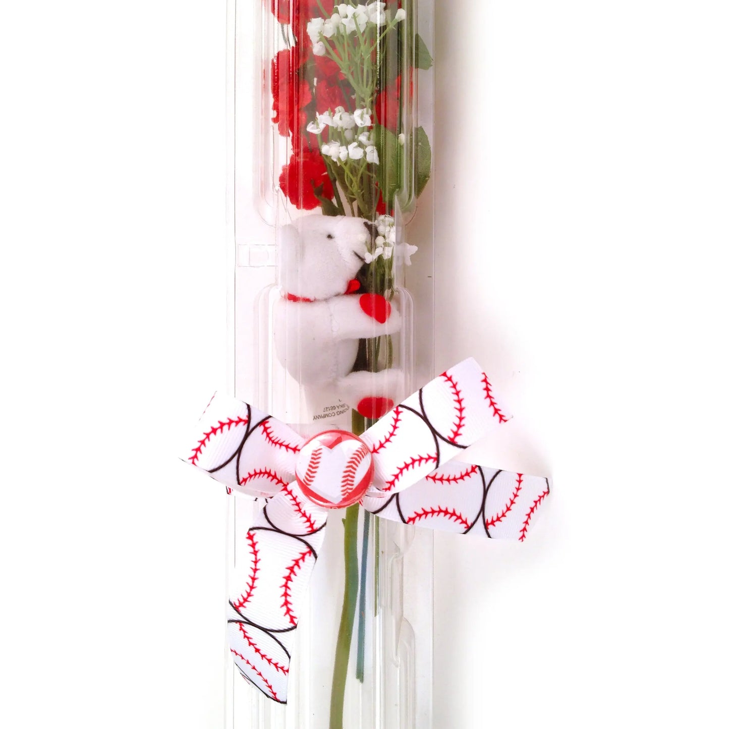 Baseball Rose Valentine's Day Gift Arrangement Sports Roses