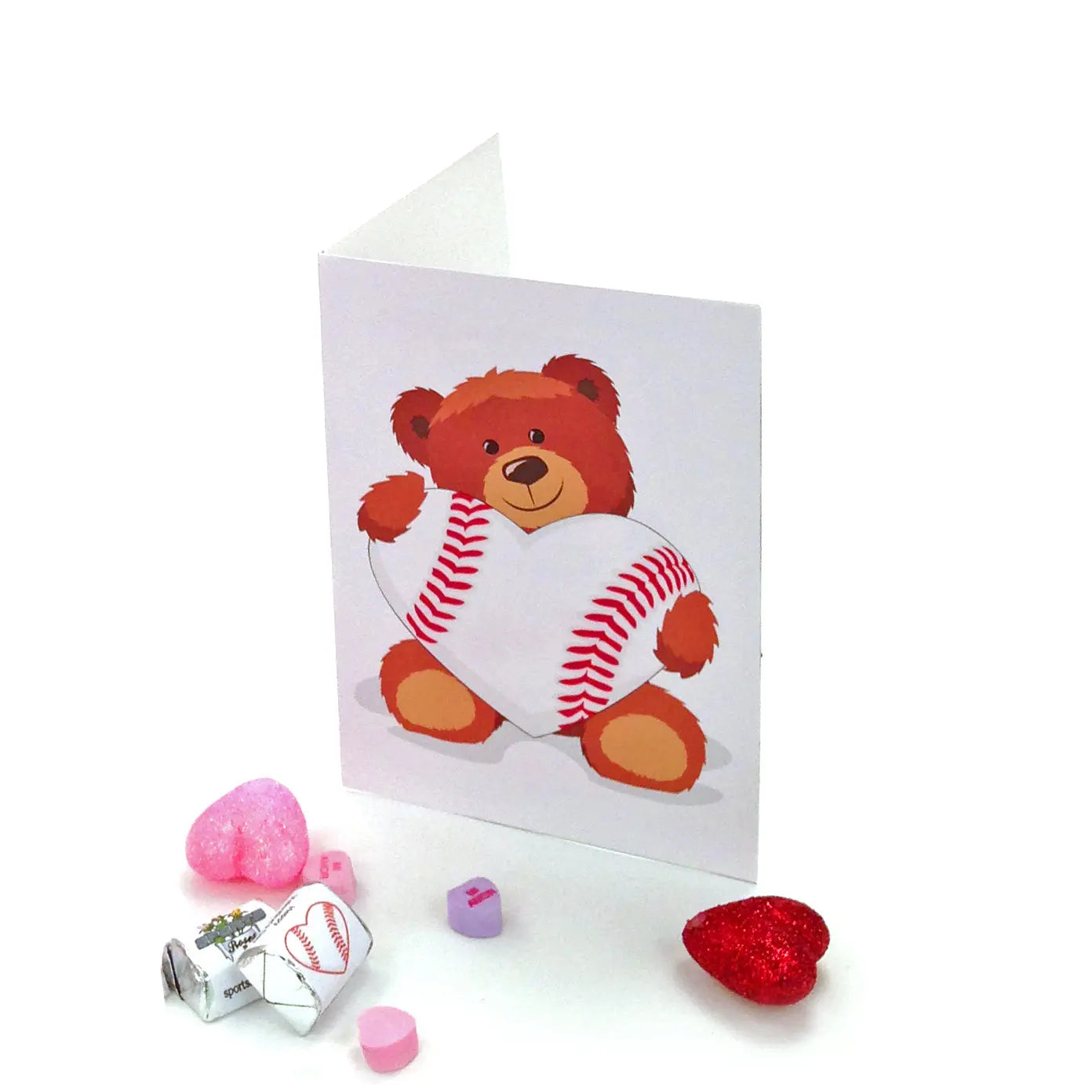 Baseball Rose Valentine's Day Vase Arrangement Sports Roses