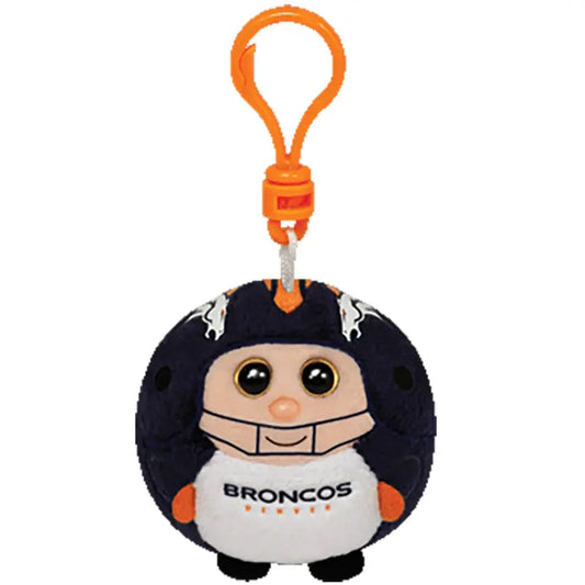 Denver Broncos Beanie Ballz Clip Sports Roses