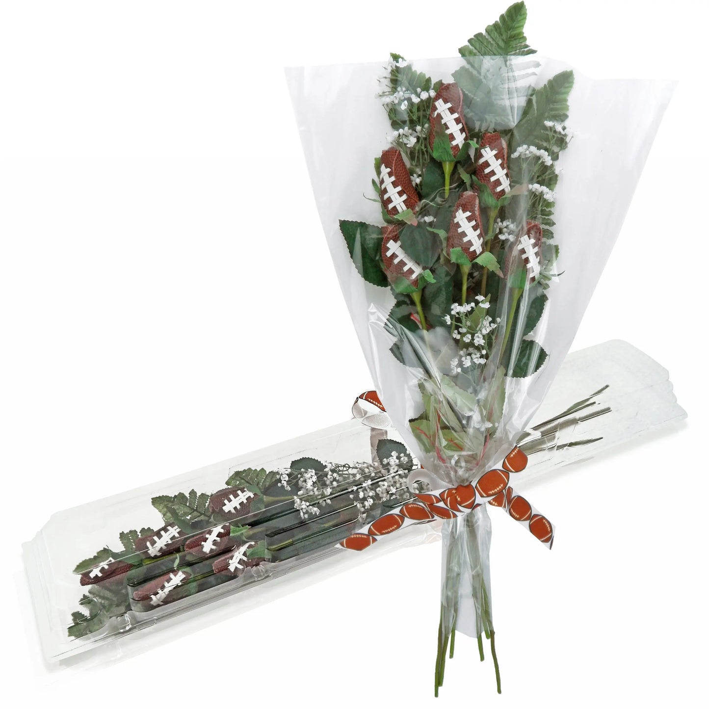 Football Rose Touchdown Bouquet (6 Roses) Sports Roses