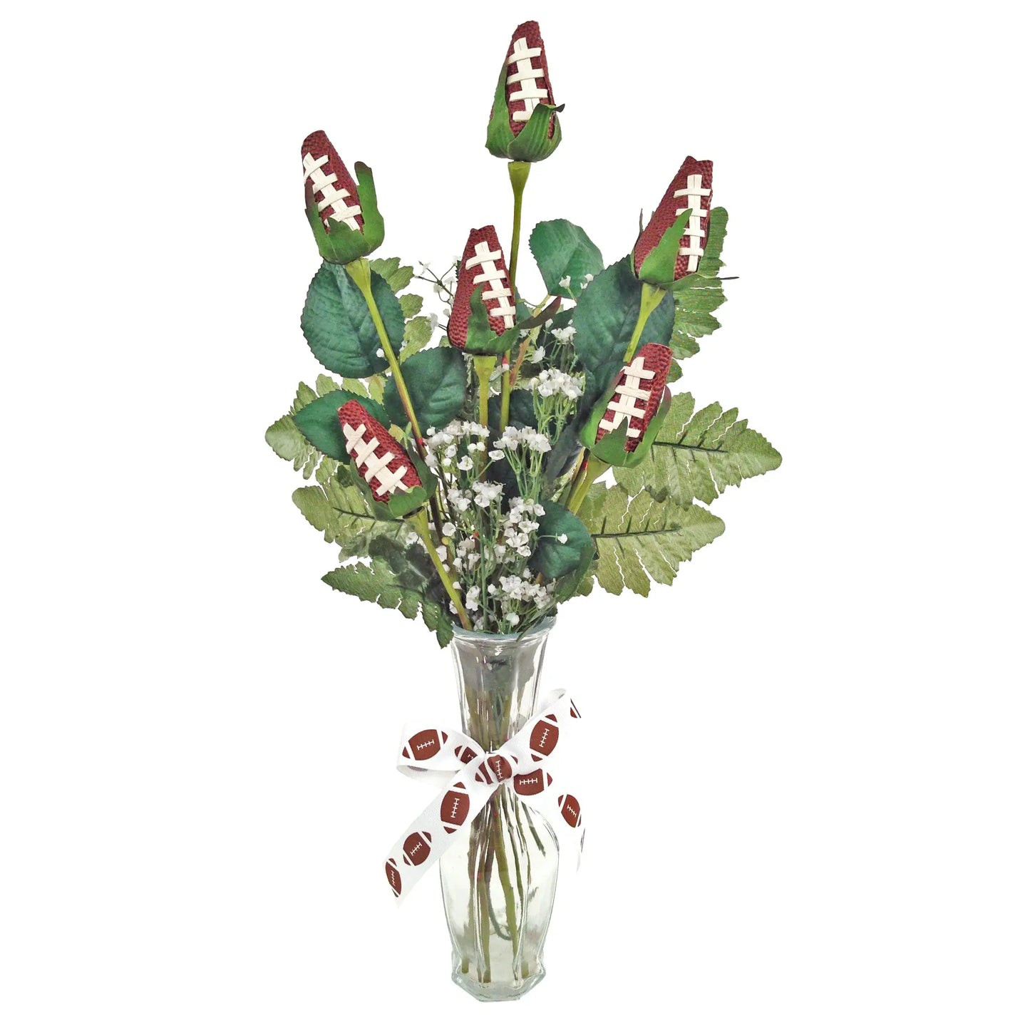 Football Rose Touchdown Bouquet (6 Roses) Sports Roses