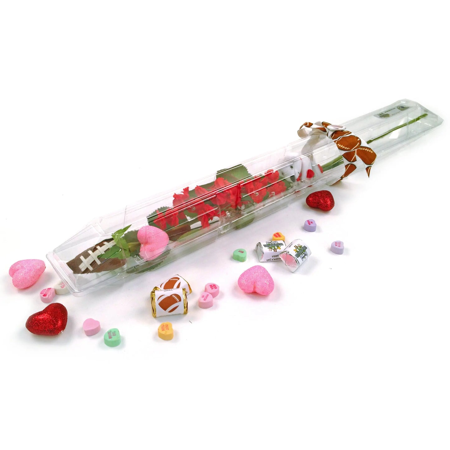 Football Rose Valentine's Day Gift Arrangement Sports Roses
