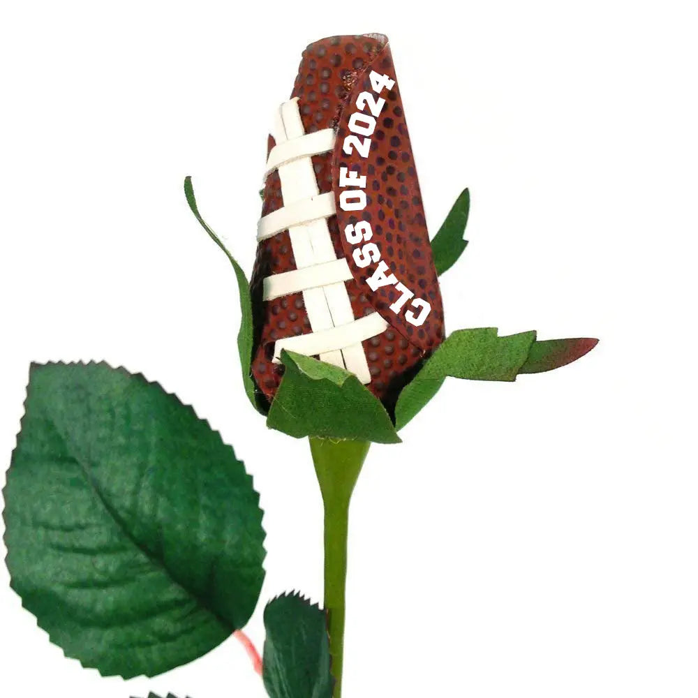 Football Rose with Graduation Class Year Sports Roses  