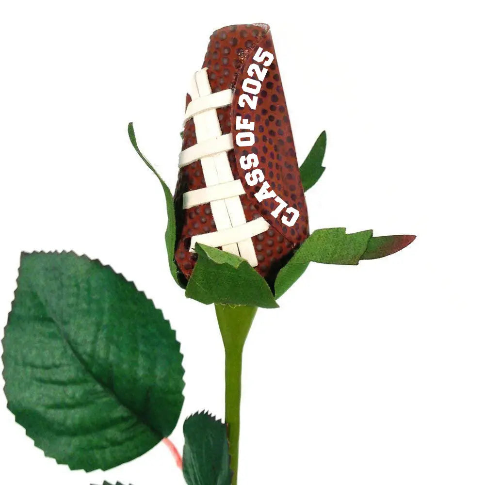 Football Rose with Graduation Class Year Sports Roses