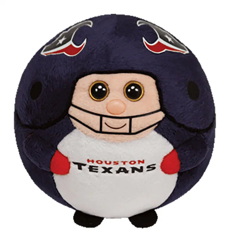 Houston Texans Beanie Ballz - 5" - Retired - New with Tags Sports Roses