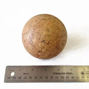 Large Firm Cork Massage Ball 3-1/4 (83mm) For Myofascial Release, Trigger Point, Physical Therapy