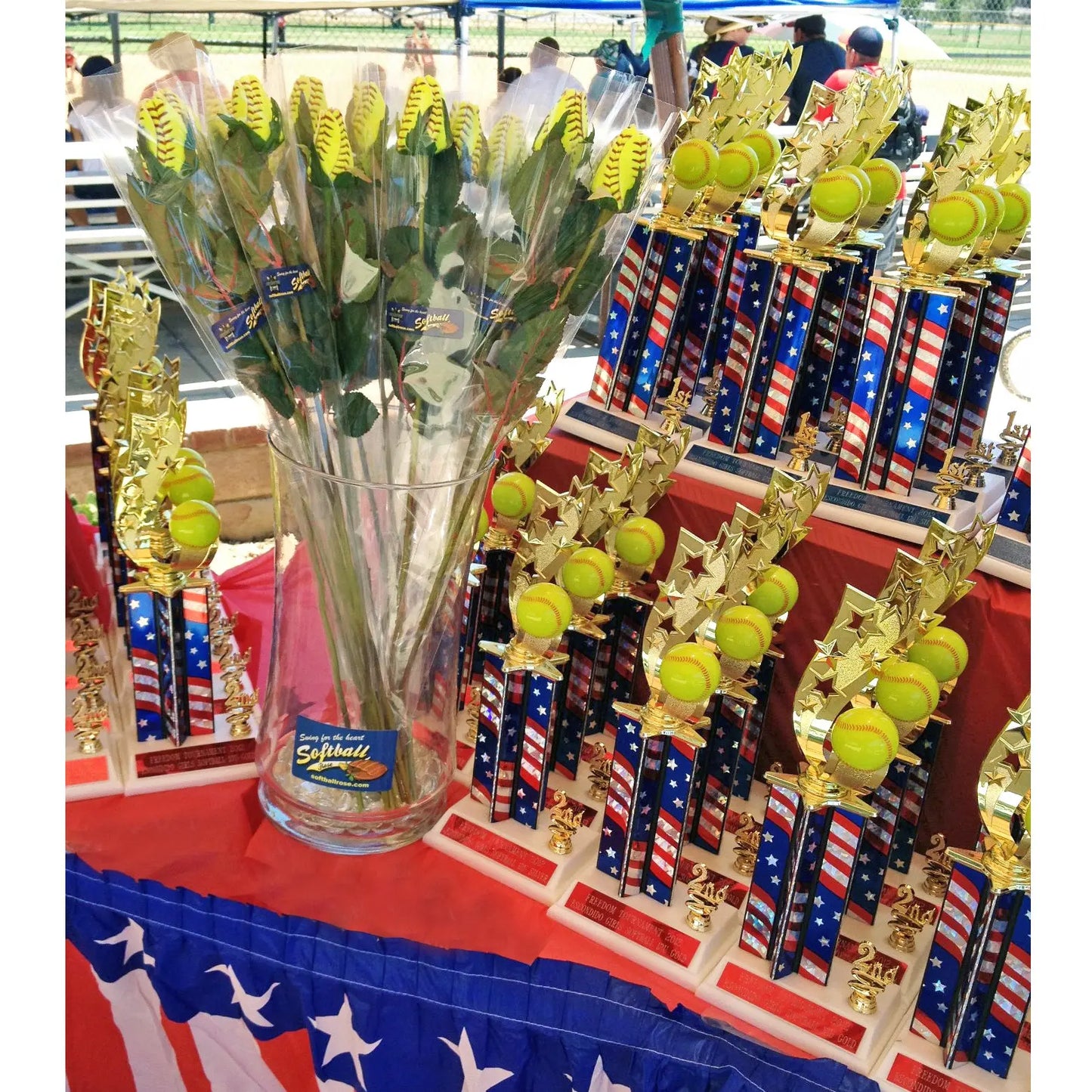 Personalized Softball Rose Sports Roses  