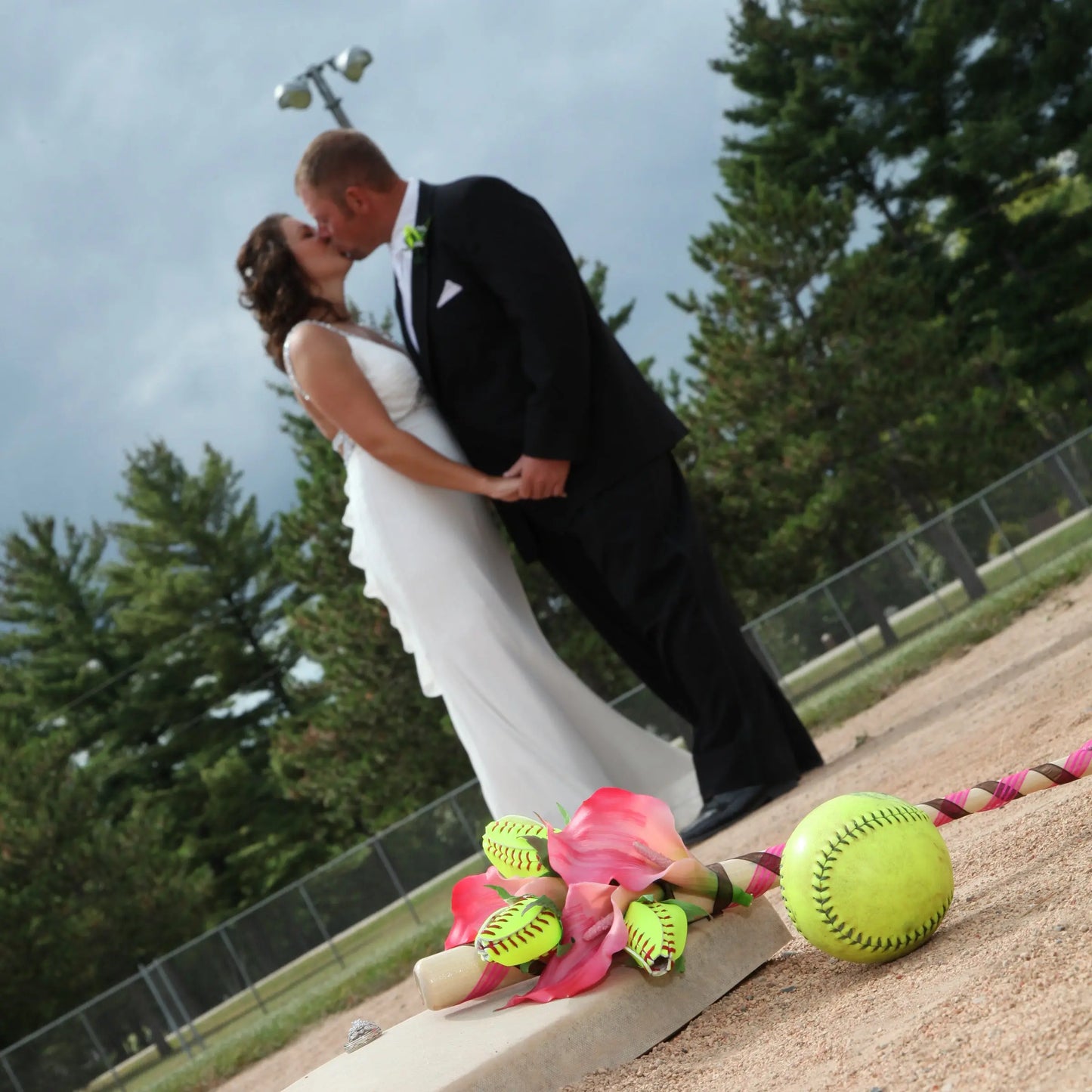 Personalized Softball Rose Sports Roses  