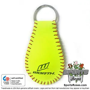 Premium Softball Keychain