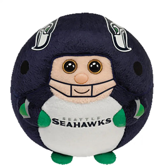 Seattle Seahawks Beanie Ballz - 5"  - Retired - New with Tags Sports Roses