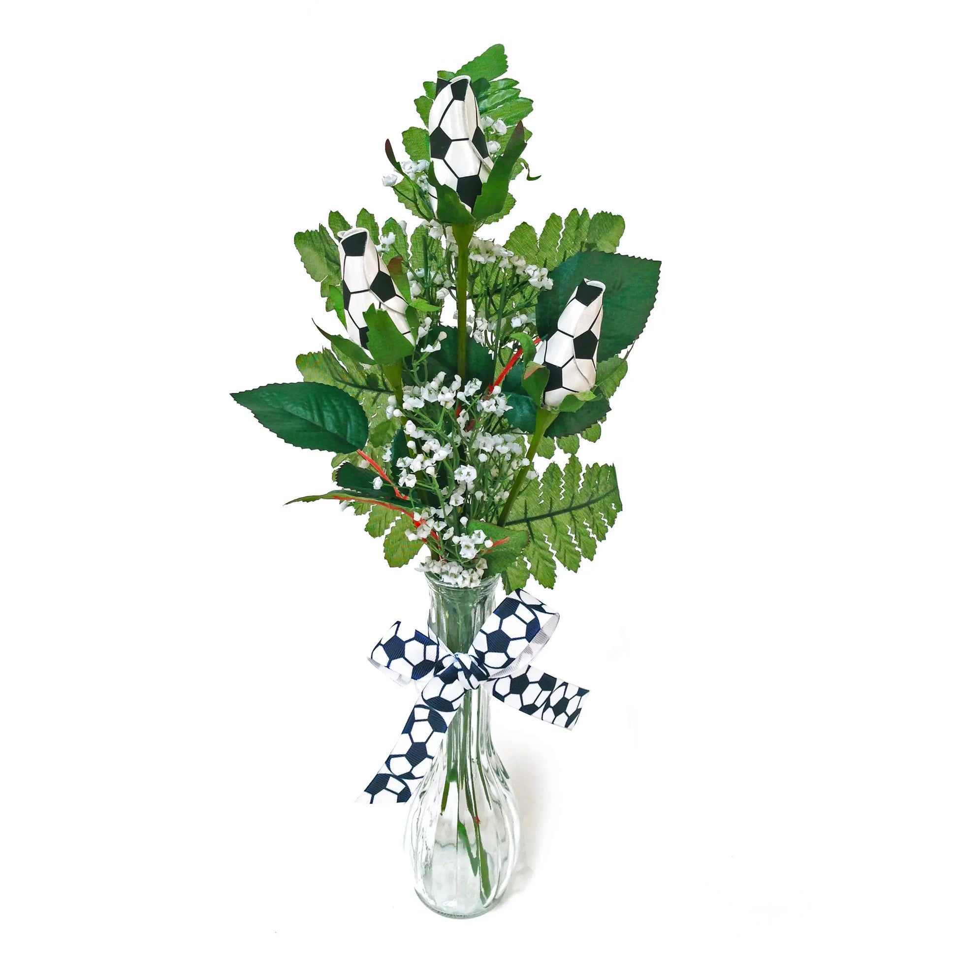 Soccer Rose Vase Arrangement Sports Roses