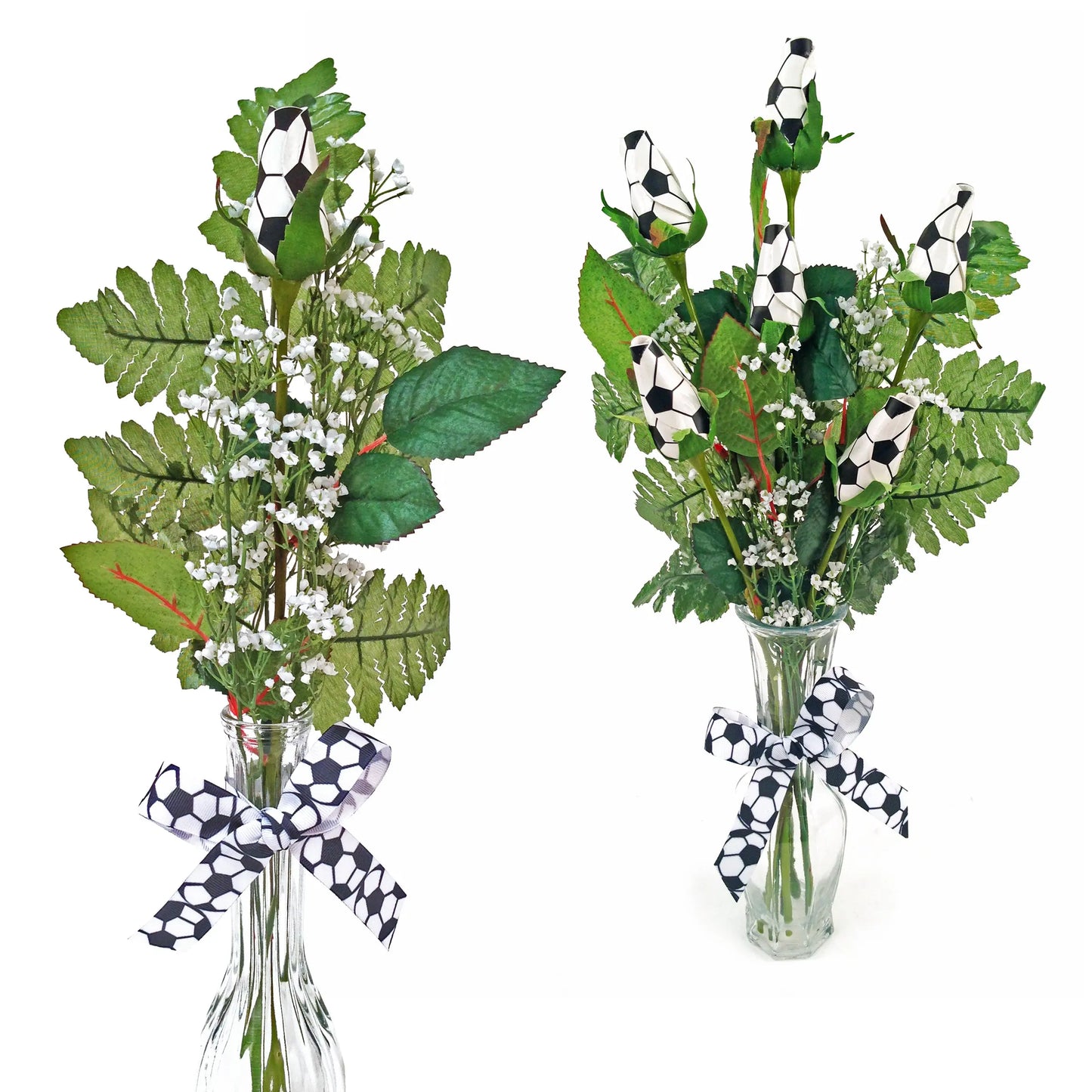 Soccer Rose Vase Arrangement Sports Roses