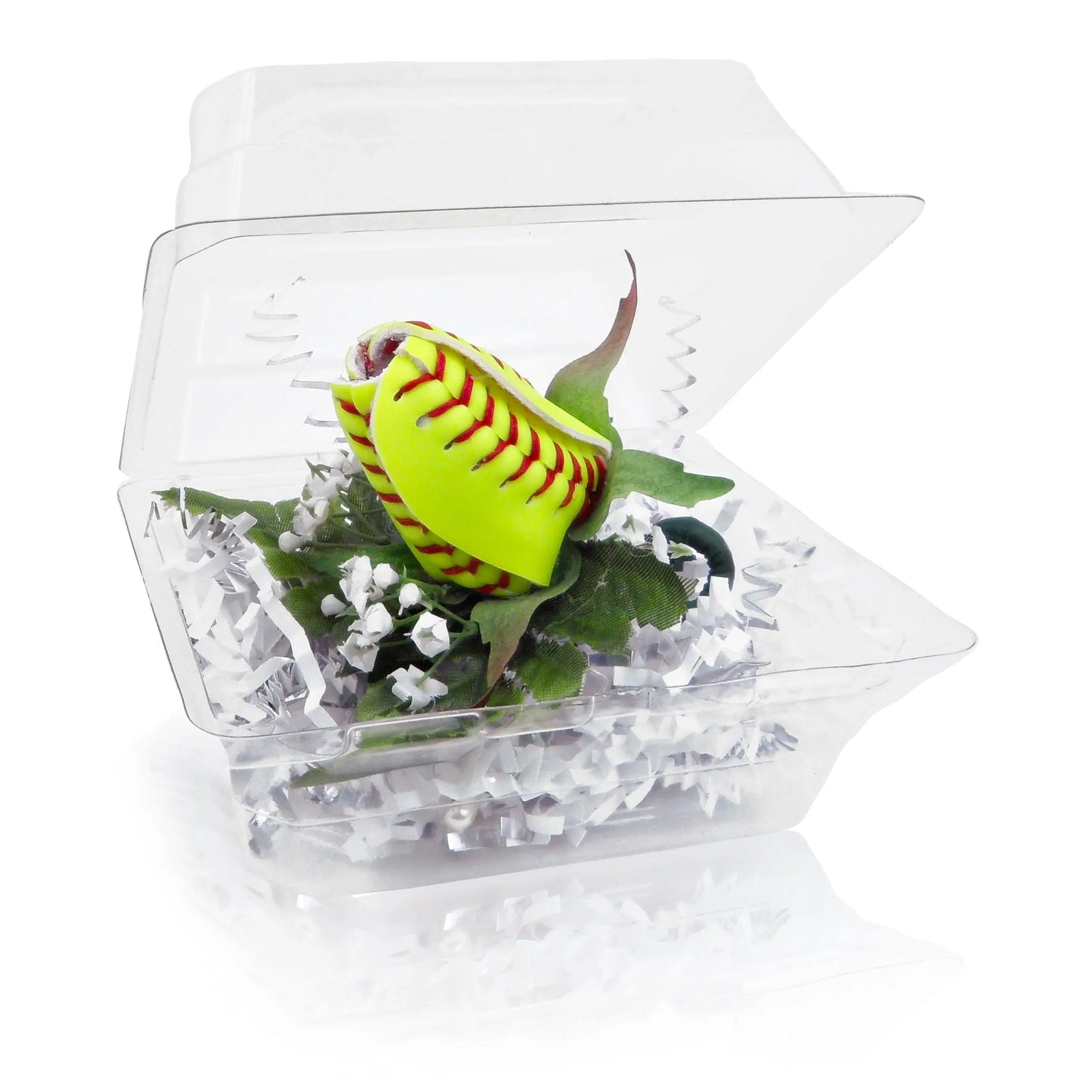 Softball Rose Boutonniere Gift Arrangement Sports Roses