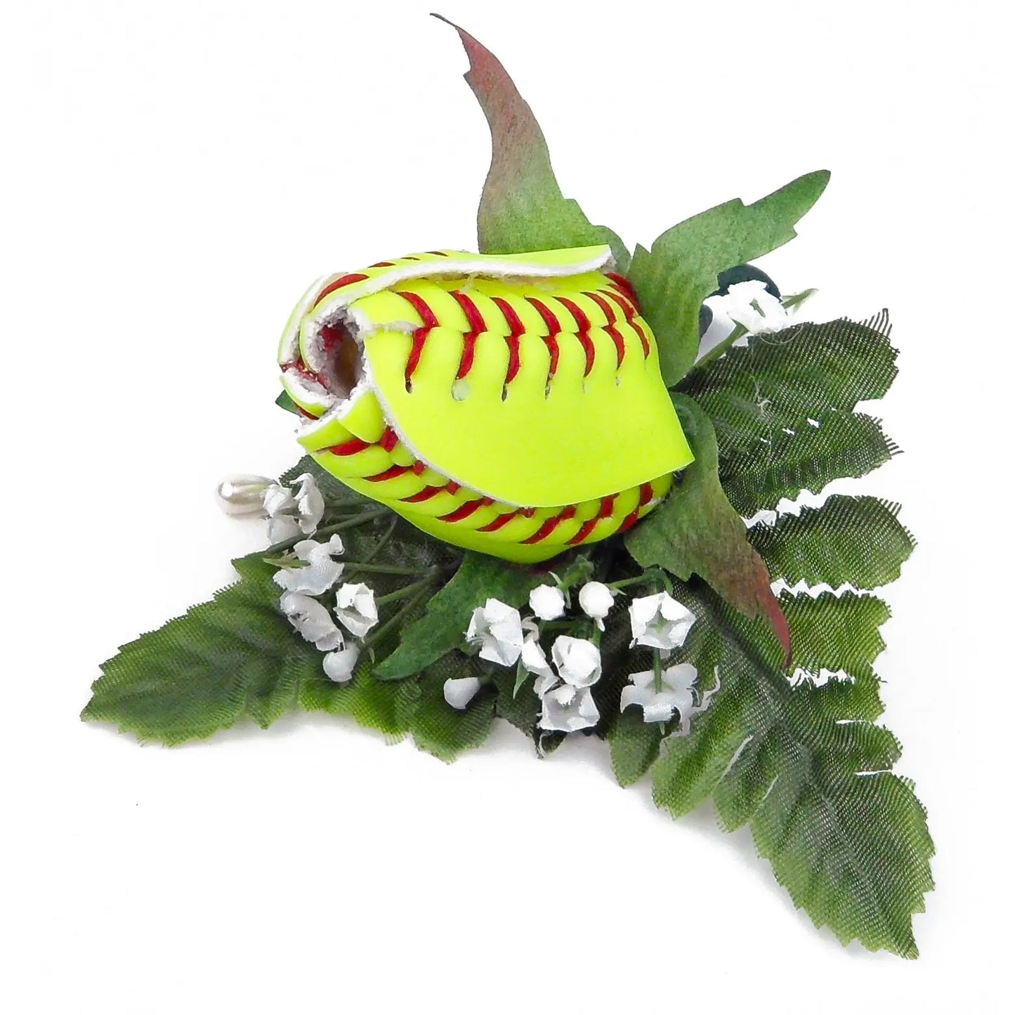 Softball Rose Boutonniere Gift Arrangement Sports Roses  