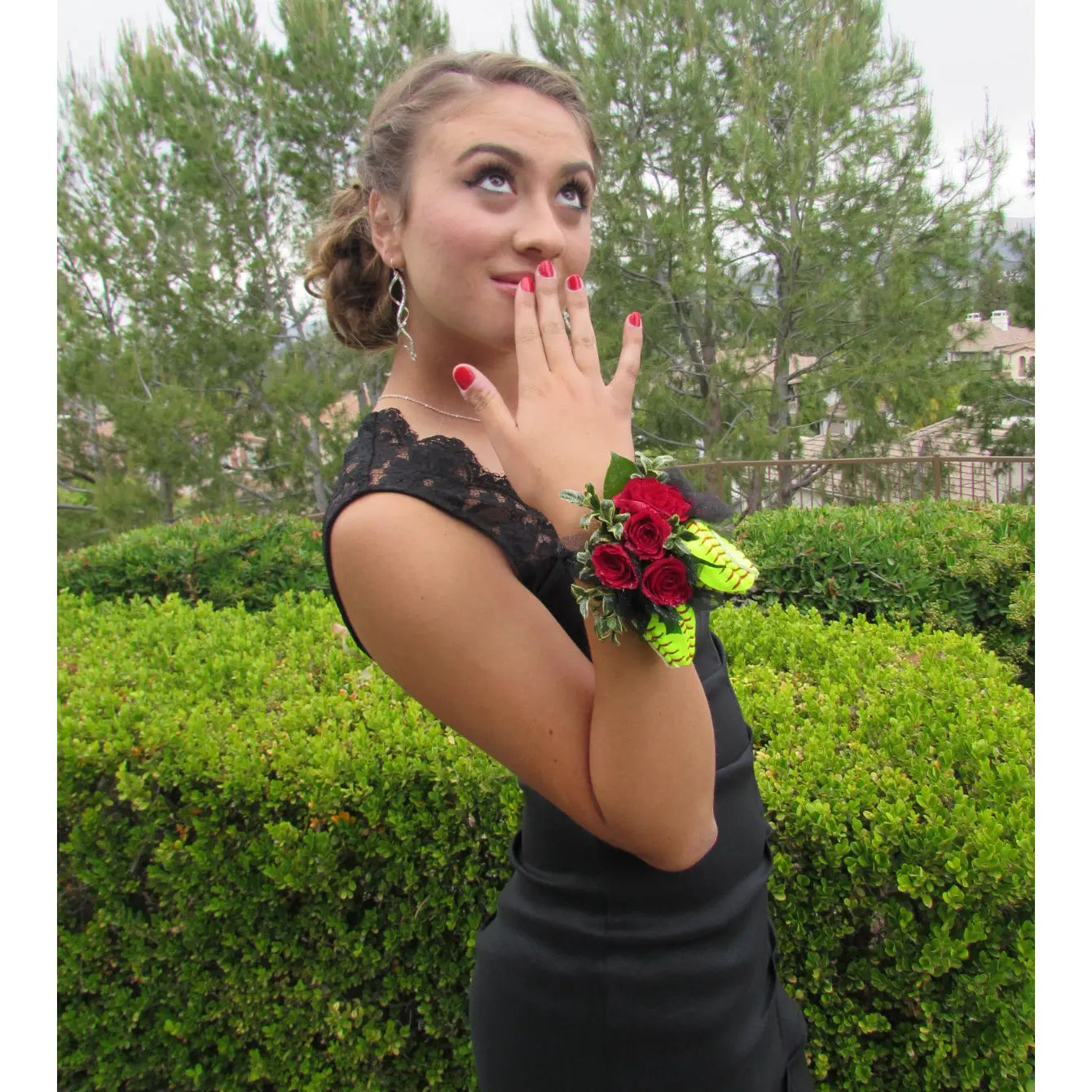 Softball Rose Boutonniere Sports Roses