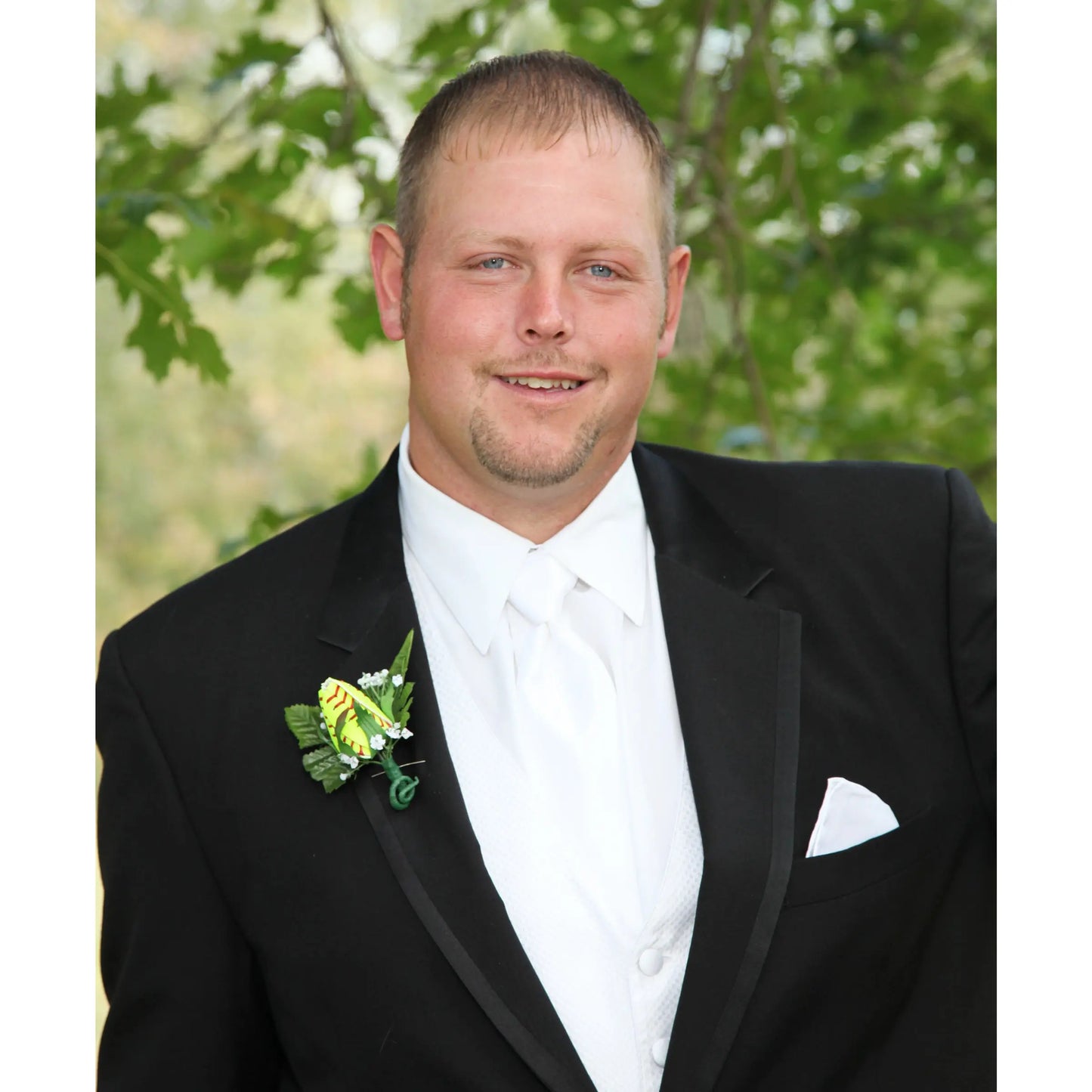 Softball Rose Boutonniere Sports Roses