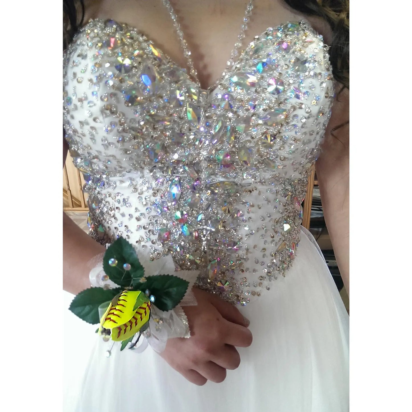 Softball Rose Boutonniere Sports Roses