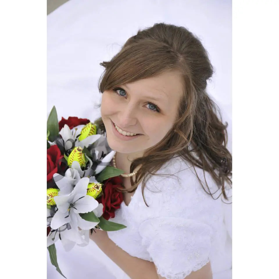 Softball Rose Boutonniere Sports Roses