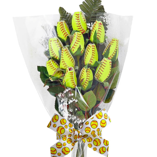Softball Rose Grand Slam Bouquet (12 Roses) Sports Roses
