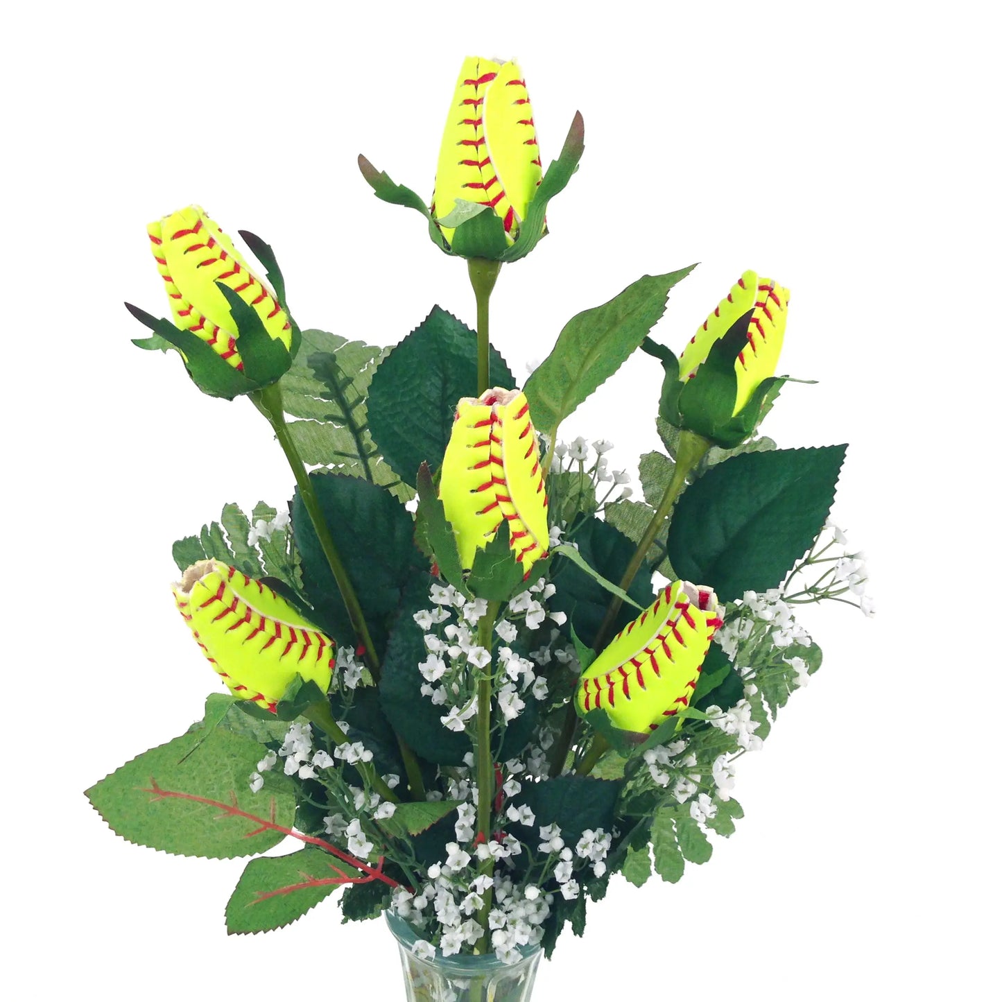 Softball Rose Home Run Bouquet (6 Roses) Sports Roses