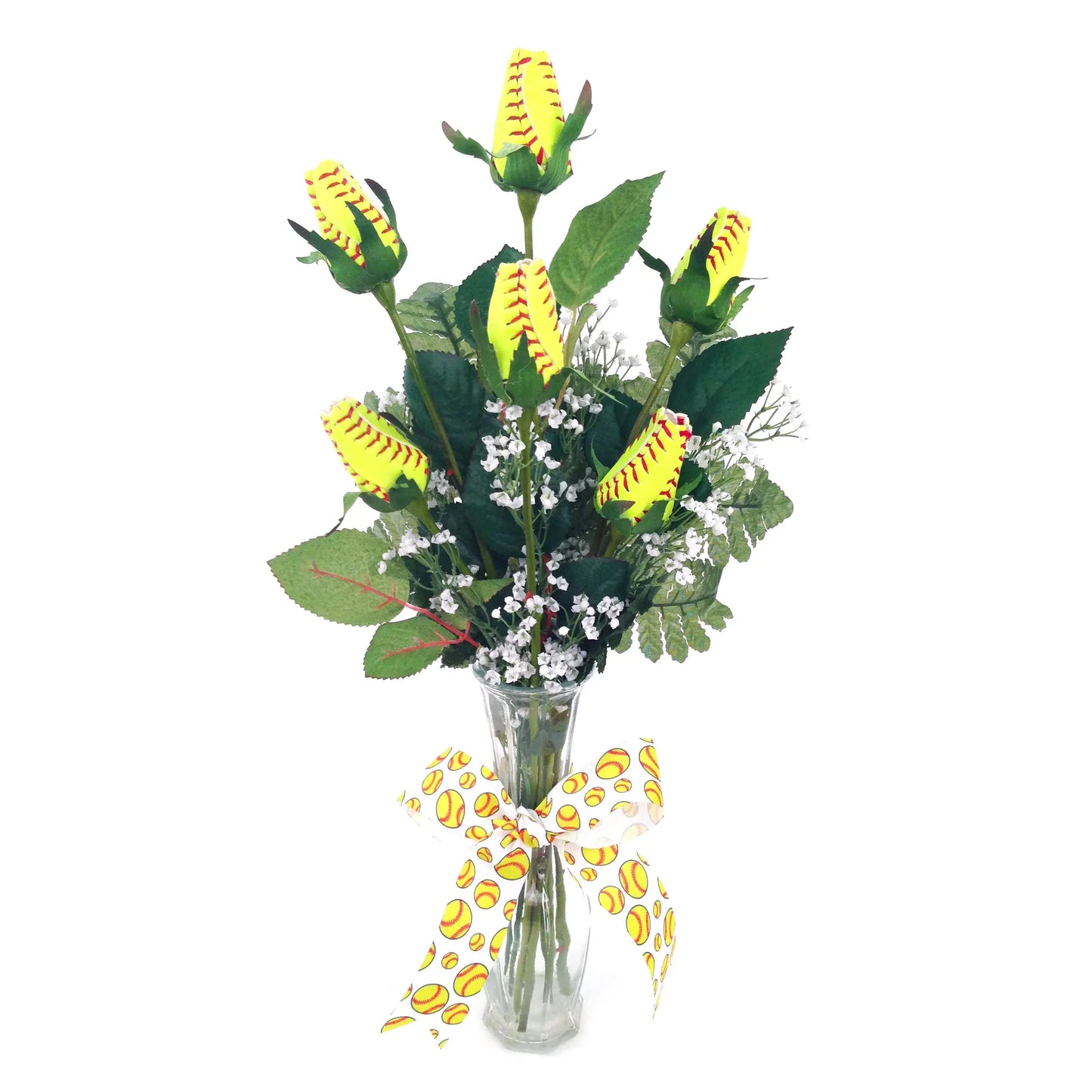 Softball Rose Home Run Bouquet (6 Roses) Sports Roses