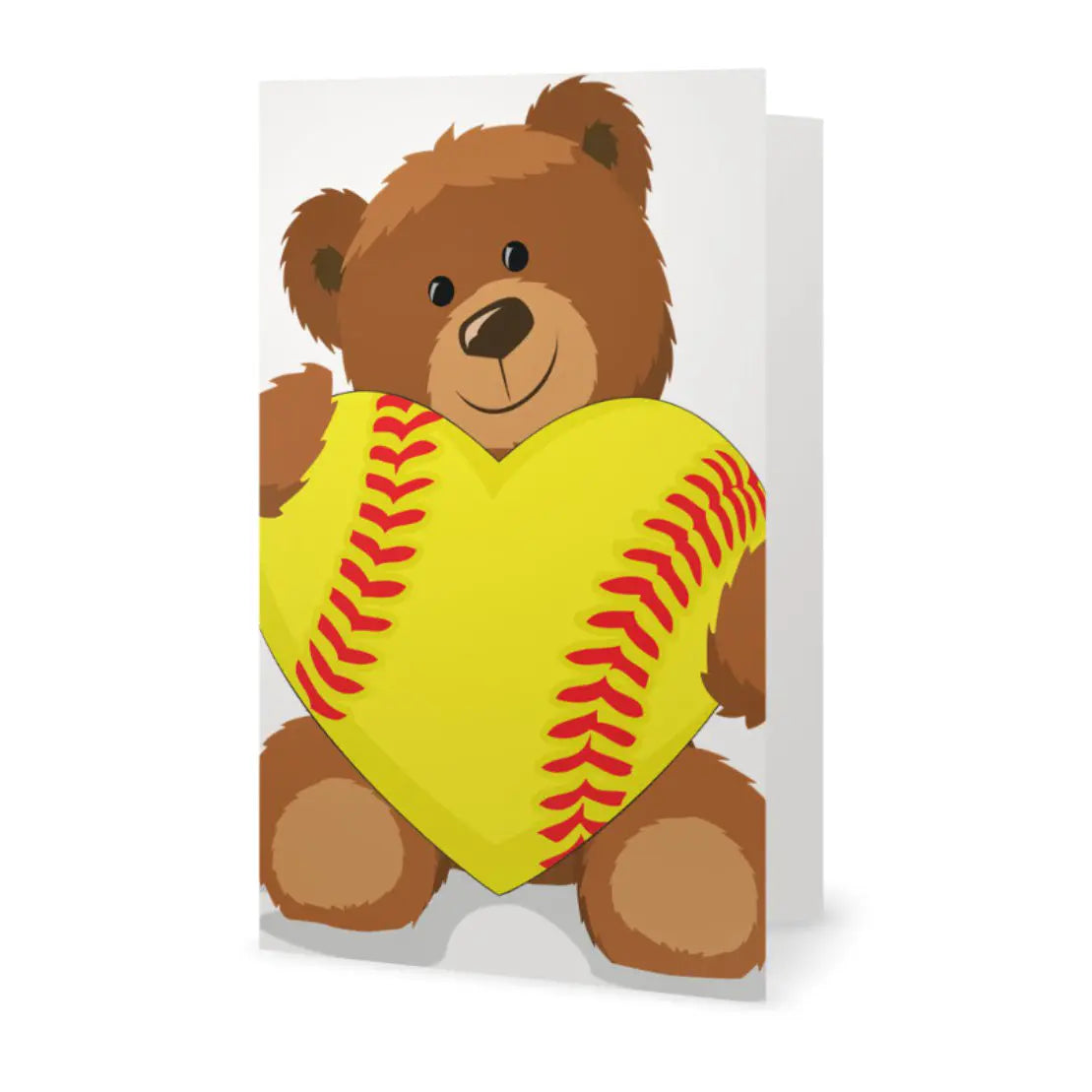 Softball Rose Valentine's Day Vase Arrangement Sports Roses