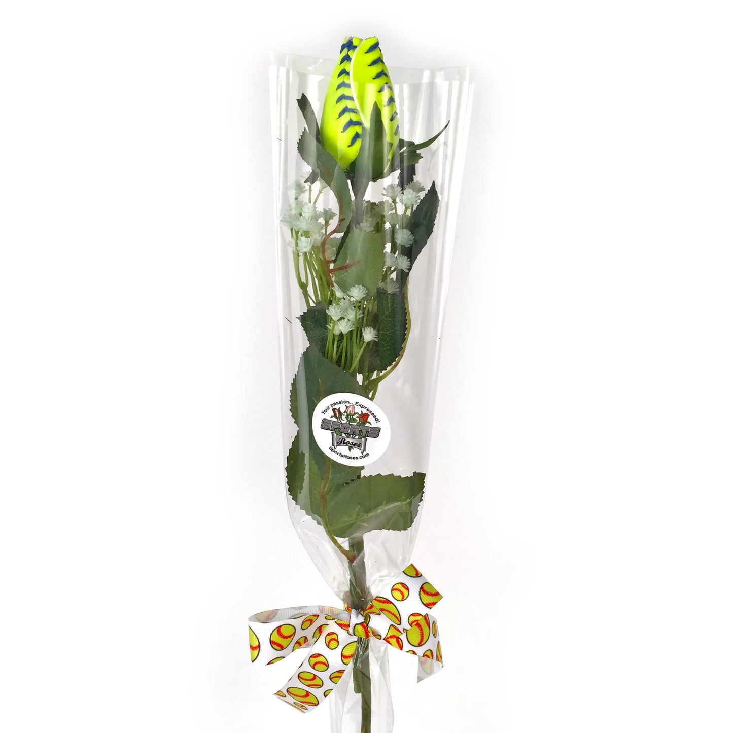 Softball Rose (Blue Stitch Edition) Sports Roses