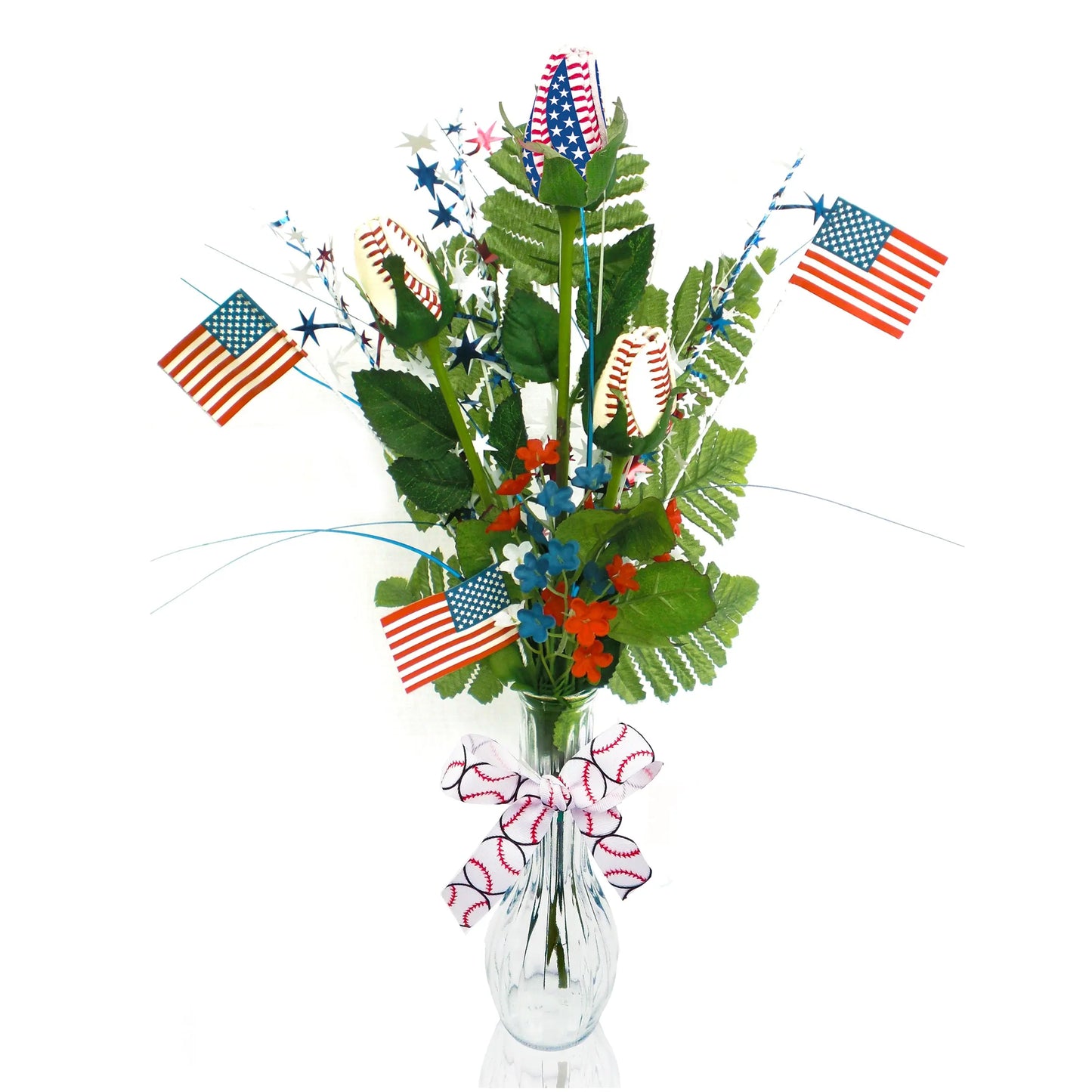 Star-Spangled Baseball Rose Sports Roses