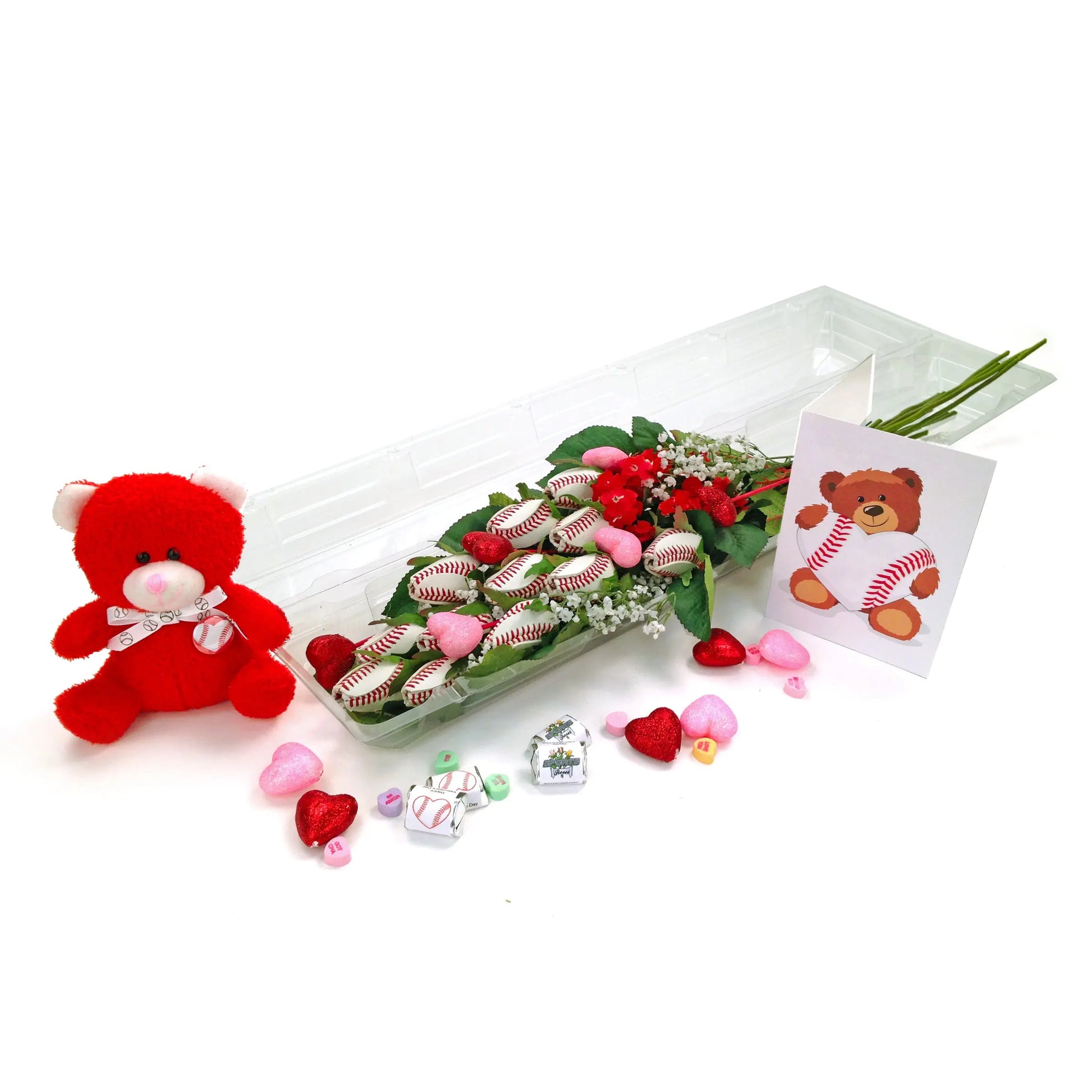 Baseball Rose Valentine's Day "Grand Slam" Bouquet (12 Roses) Sports Roses  