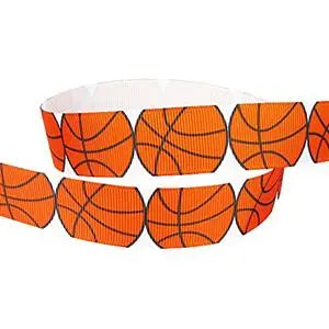 Basketball Ribbon Grosgrain (1 yard)