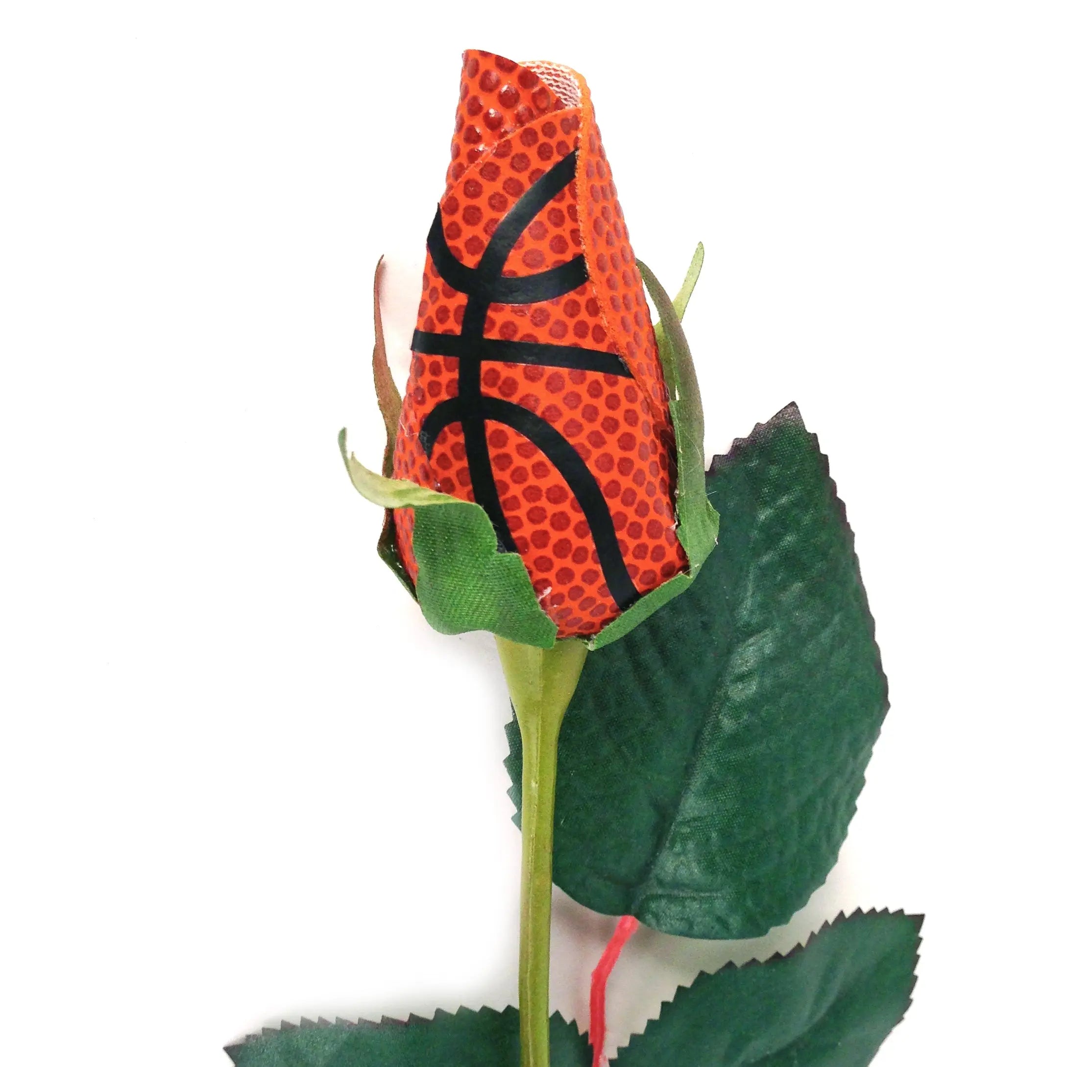 Basketball Rose Long Stem - Basketball Themed Gifts and Flower ...