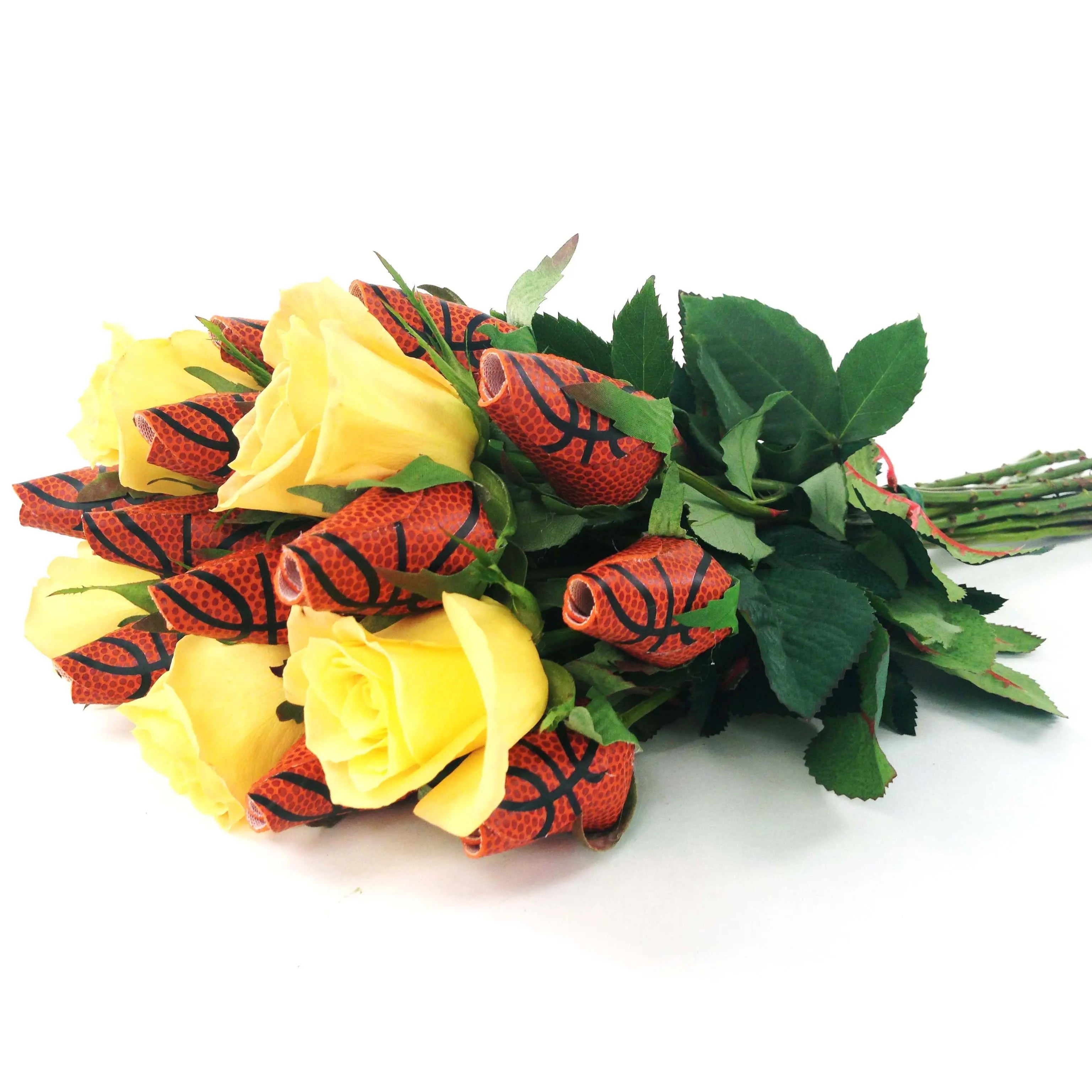 Basketball Rose Long Stem - Basketball Themed Gifts and Flower ...