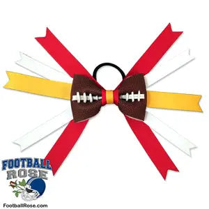 Football Hair Bow - Kansas City