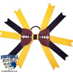 Football Hair Bow - Pittsburgh