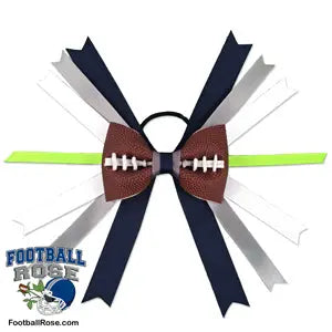 Football Hair Bow - Seattle