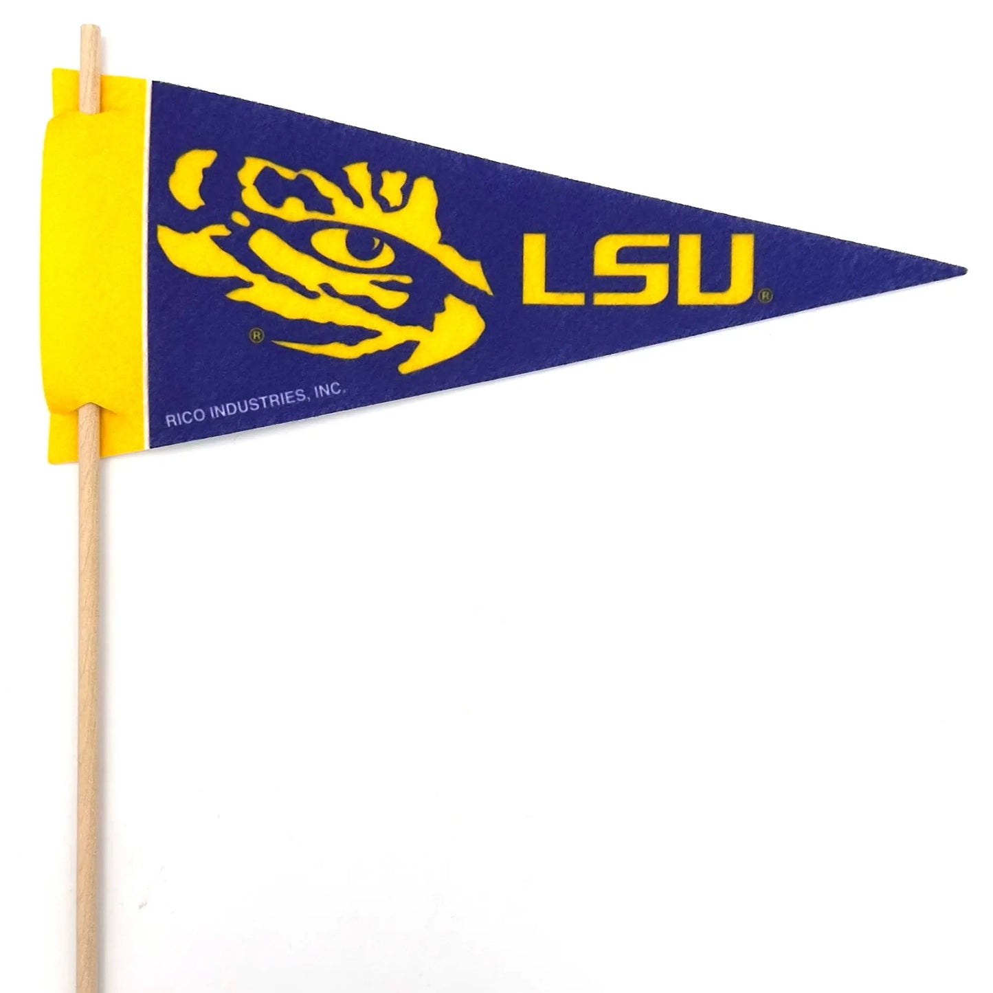 LSU Tigers Mini Felt Pennant Sports Roses  