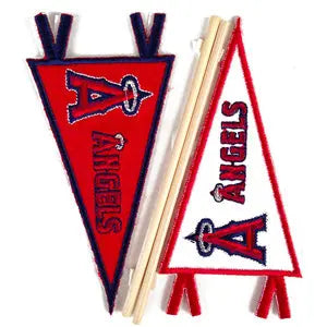 Los Angeles Anaheim Angels MLB Embroidered Mini Pennant Stickers