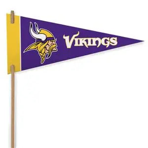 Minnesota Vikings Mini Felt Pennant and Stick