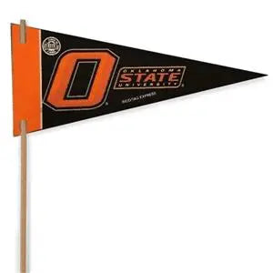 Oklahoma St. Cowboys Mini Felt Pennant and Stick