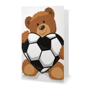 Soccer Heart Greeting Card