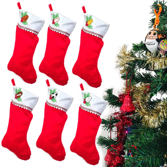 Sports Roses Christmas Stocking Sports Roses