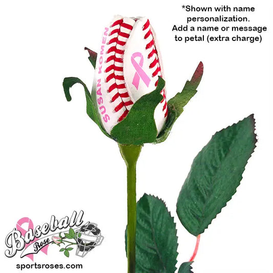 Sports Roses Petals For Pink Baseball Rose