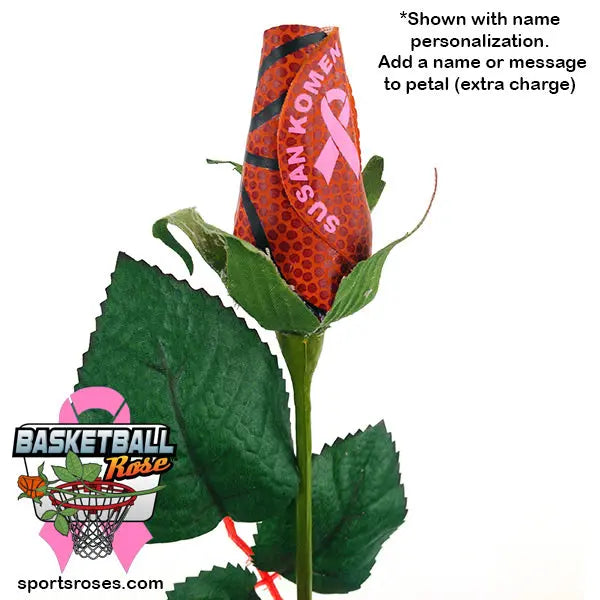 Sports Roses Petals For Pink Basketball Rose